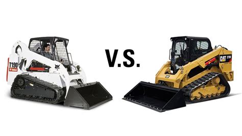 skid steer bobcat vs cat|bobcat t870 vs cat 299d.